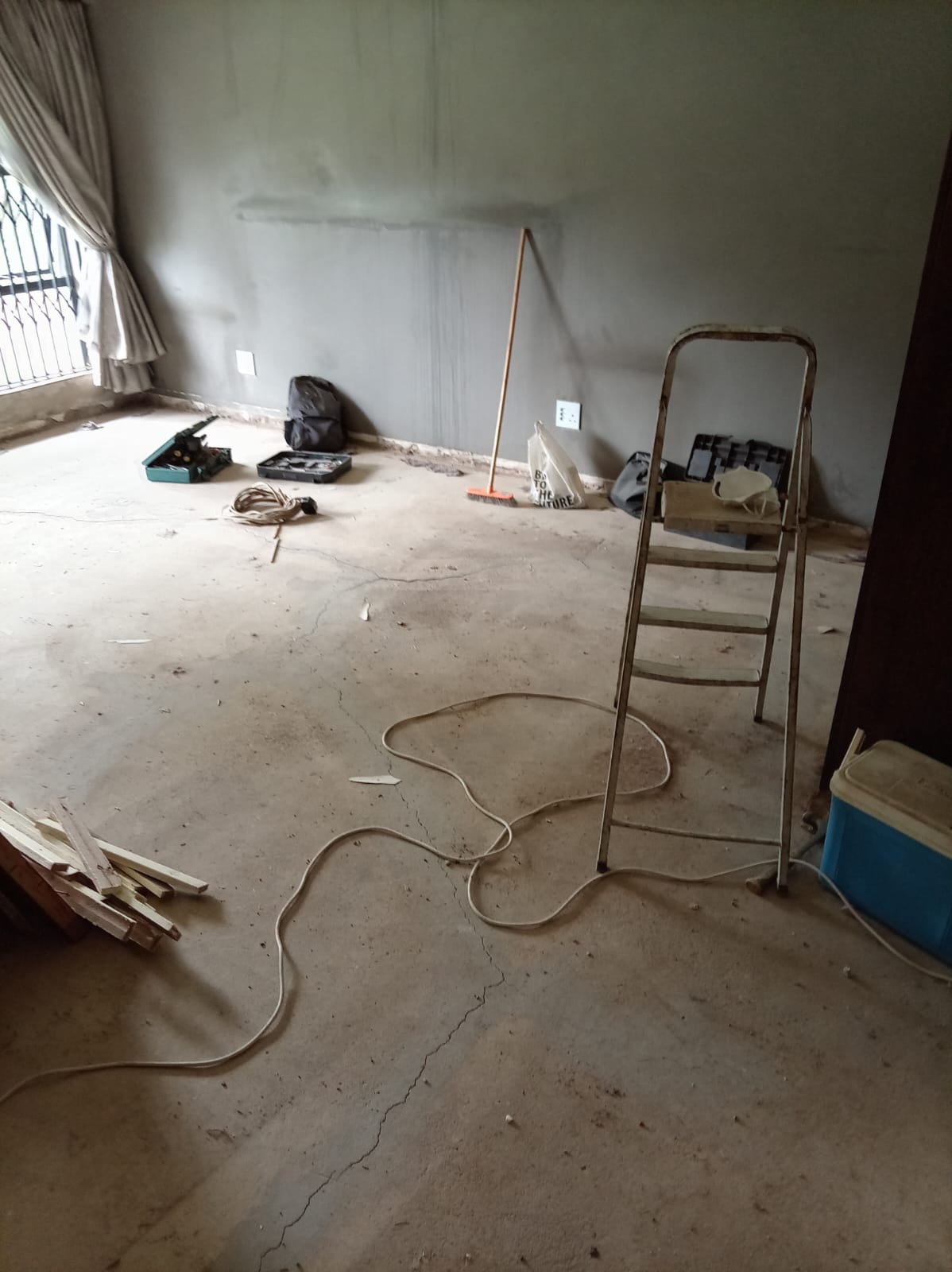 Room Renovation in Progress — Before